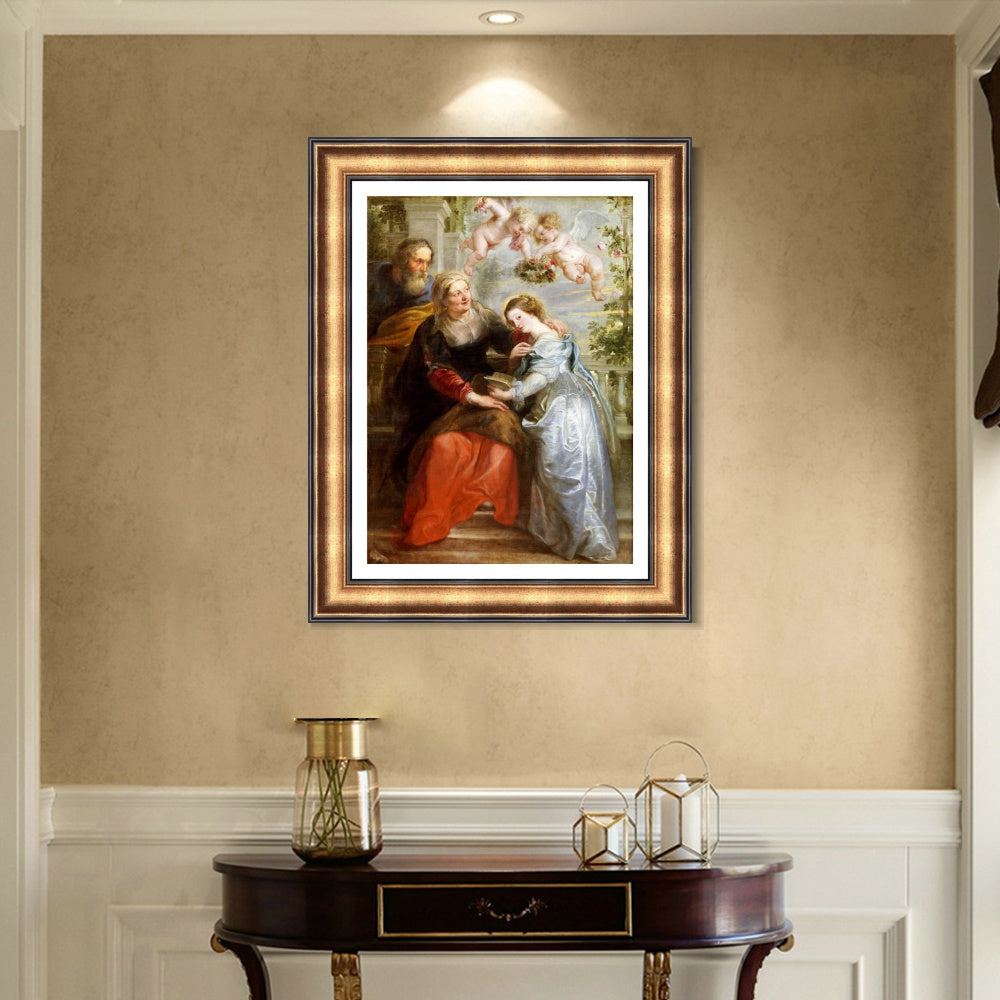 INVIN ART Framed Canvas Art Giclee Print Series#004 by Peter Paul Rubens Wall Art Living Room Home Office Decorations