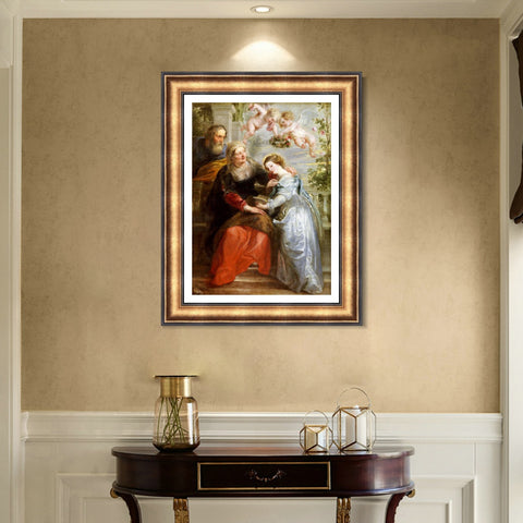 INVIN ART Framed Canvas Art Giclee Print Series#004 by Peter Paul Rubens Wall Art Living Room Home Office Decorations