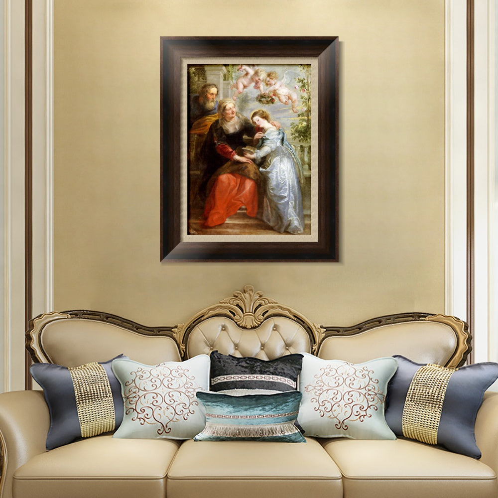 INVIN ART Framed Canvas Art Giclee Print Series#004 by Peter Paul Rubens Wall Art Living Room Home Office Decorations