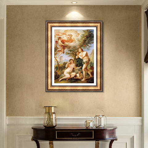 INVIN ART Framed Canvas Art Giclee Print Series#005 by Peter Paul Rubens Wall Art Living Room Home Office Decorations