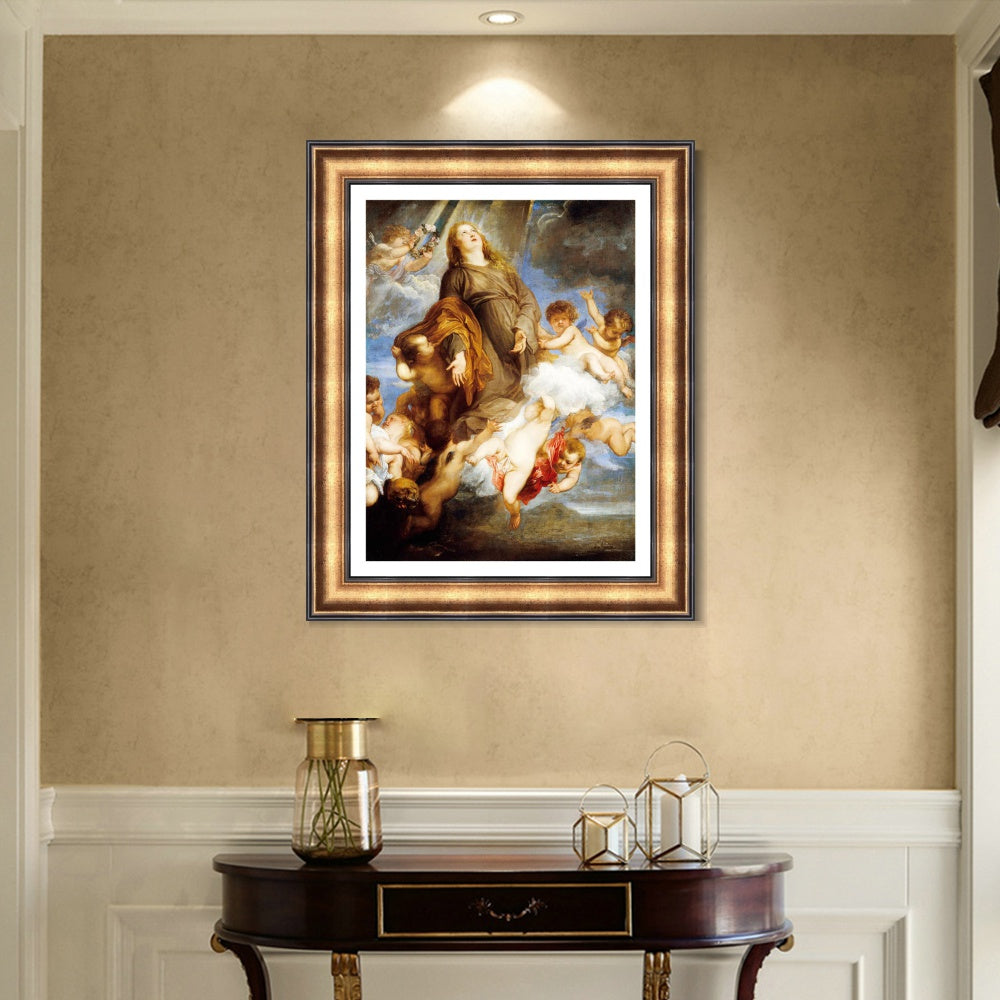 INVIN ART Framed Canvas Art Giclee Print Series#006 by Peter Paul Rubens Wall Art