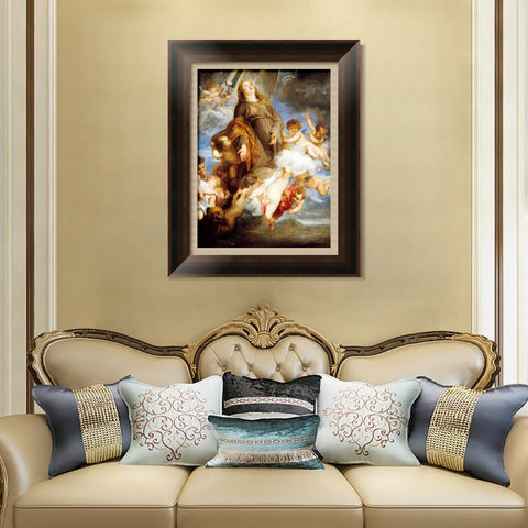 INVIN ART Framed Canvas Art Giclee Print Series#006 by Peter Paul Rubens Wall Art Living Room Home Office Decorations