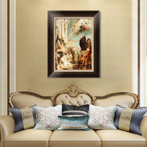 INVIN ART Framed Canvas Art Giclee Print Series#007 by Peter Paul Rubens Wall Art Living Room Home Office Decorations