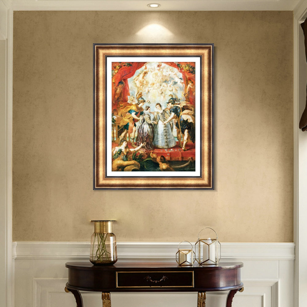 INVIN ART Framed Canvas Art Giclee Print Series#008 by Peter Paul Rubens Wall Art