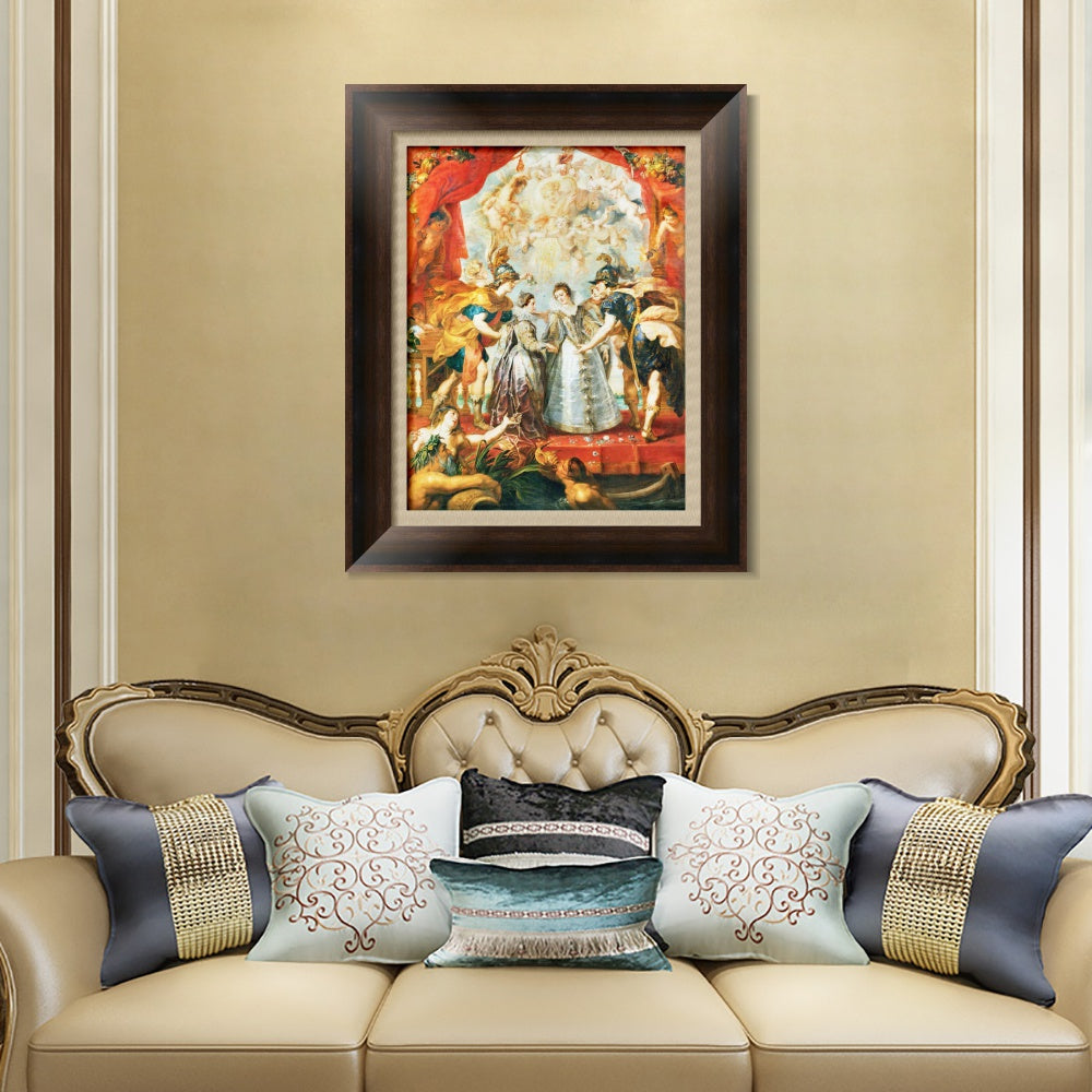 INVIN ART Framed Canvas Art Giclee Print Series#008 by Peter Paul Rubens Wall Art