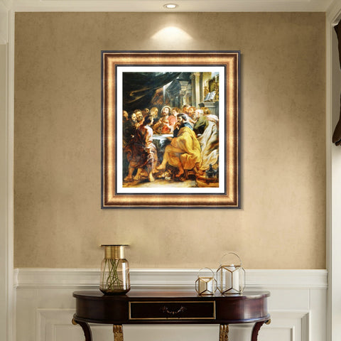 INVIN ART Framed Canvas Art Giclee Print Series#011 by Peter Paul Rubens Wall Art Living Room Home Office Decorations