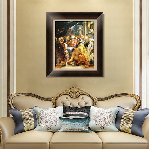 INVIN ART Framed Canvas Art Giclee Print Series#011 by Peter Paul Rubens Wall Art Living Room Home Office Decorations
