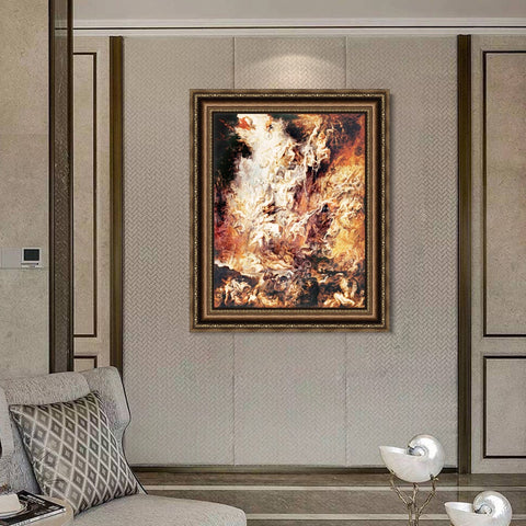 INVIN ART Framed Canvas Art Giclee Print Series#012 by Peter Paul Rubens Wall Art Living Room Home Office Decorations