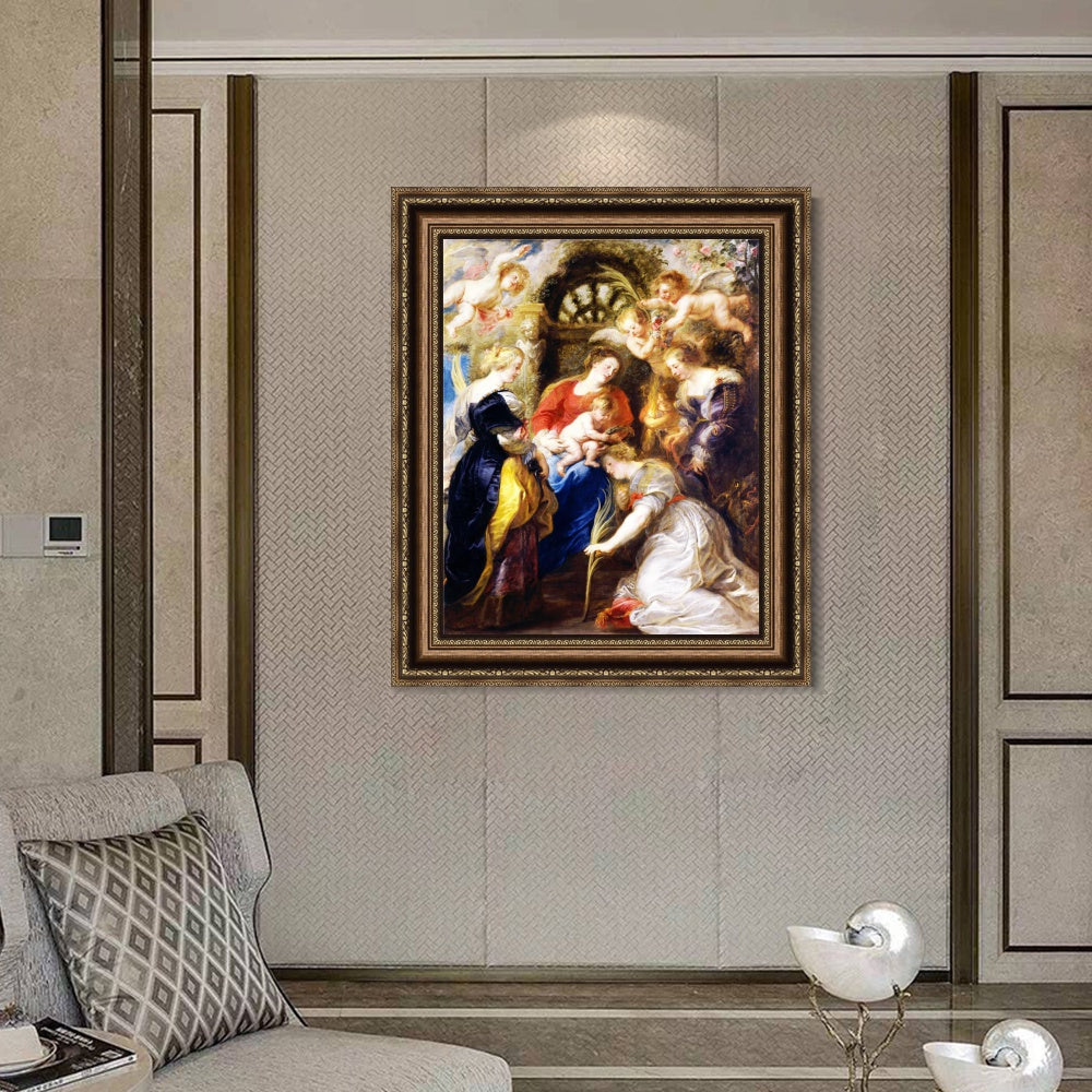 INVIN ART Framed Canvas Art Giclee Print Series#013 by Peter Paul Rubens Wall Art
