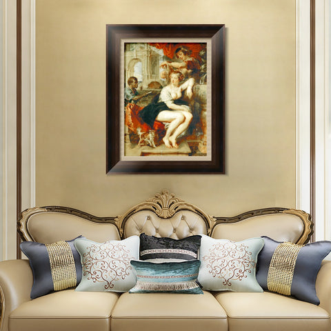 INVIN ART Framed Canvas Art Giclee Print Series#014 by Peter Paul Rubens Wall Art Living Room Home Office Decorations