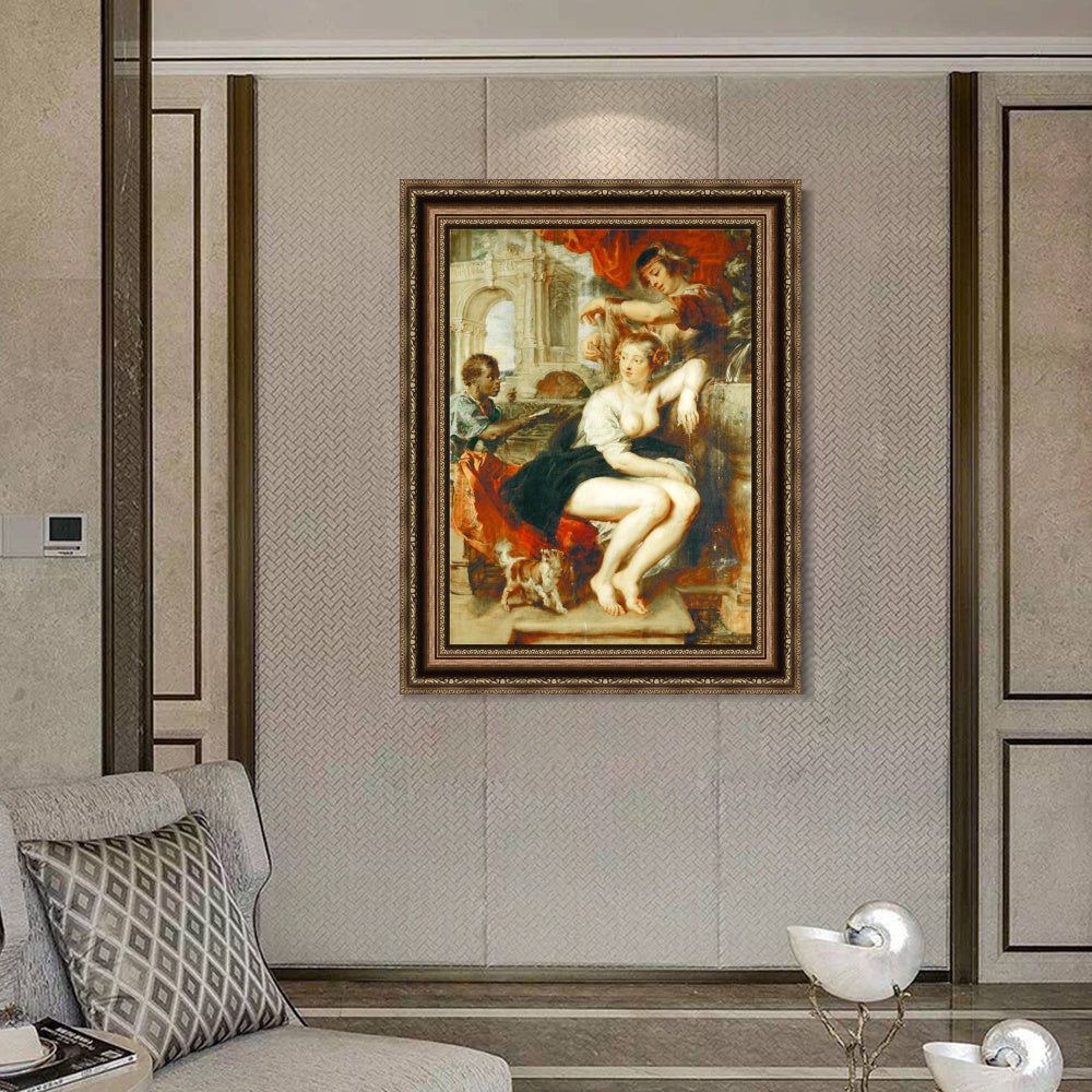 INVIN ART Framed Canvas Art Giclee Print Series#014 by Peter Paul Rubens Wall Art