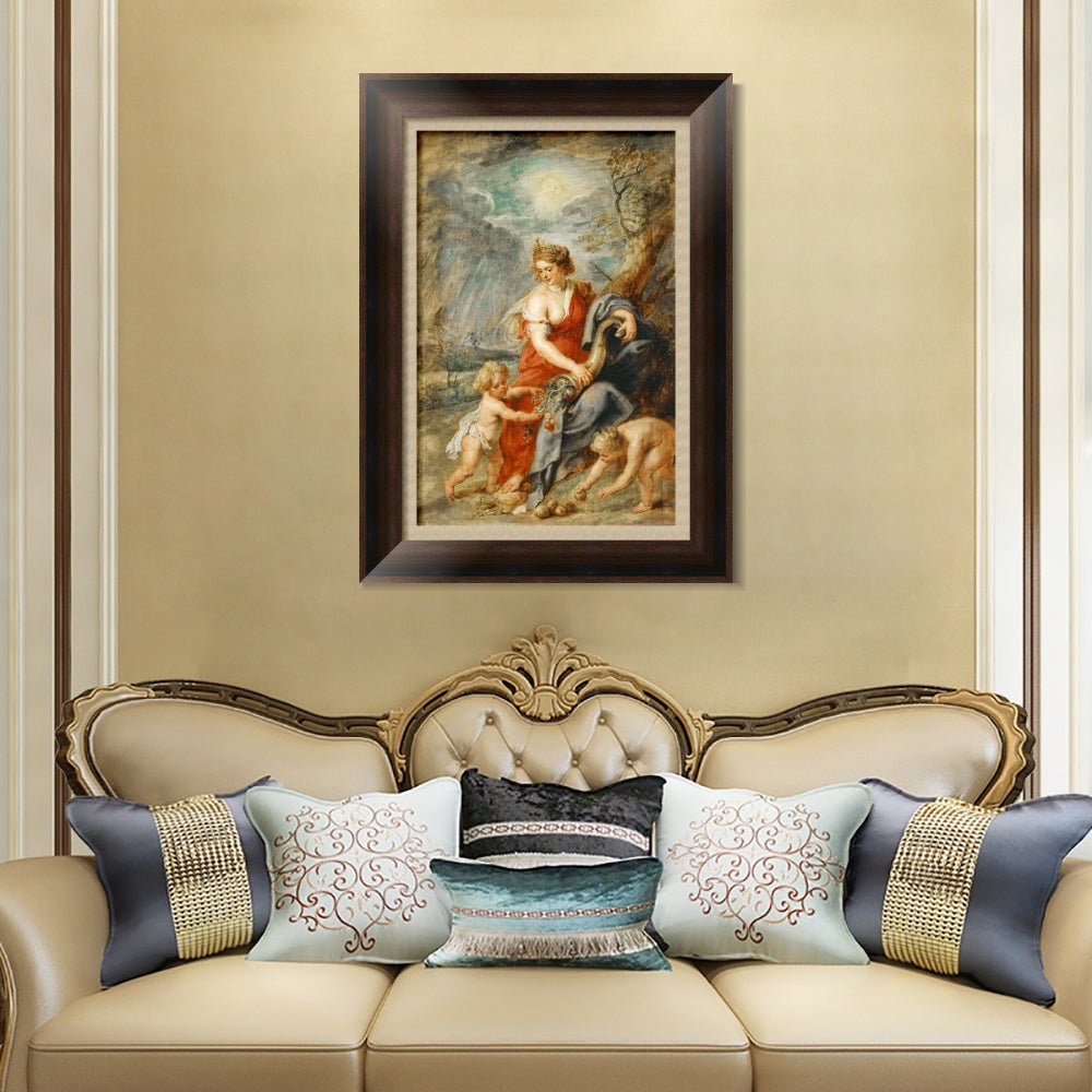 INVIN ART Framed Canvas Art Giclee Print Series#015 by Peter Paul Rubens Wall Art