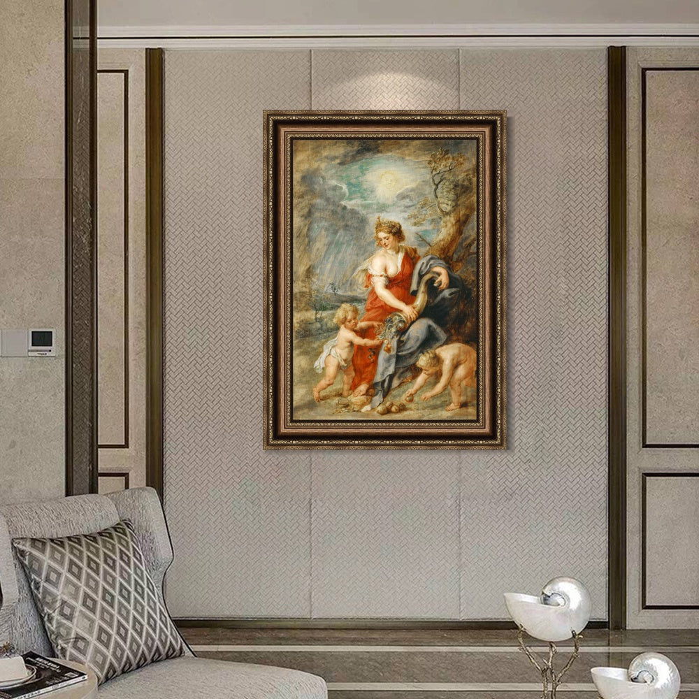 INVIN ART Framed Canvas Art Giclee Print Series#015 by Peter Paul Rubens Wall Art