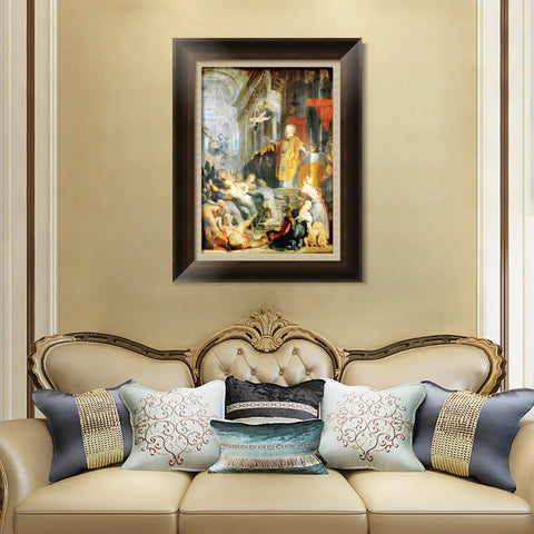 INVIN ART Framed Canvas Art Giclee Print Series#016 by Peter Paul Rubens Wall Art Living Room Home Office Decorations