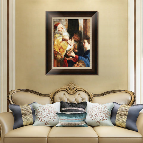 INVIN ART Framed Canvas Art Giclee Print Series#018 by Peter Paul Rubens Wall Art Living Room Home Office Decorations