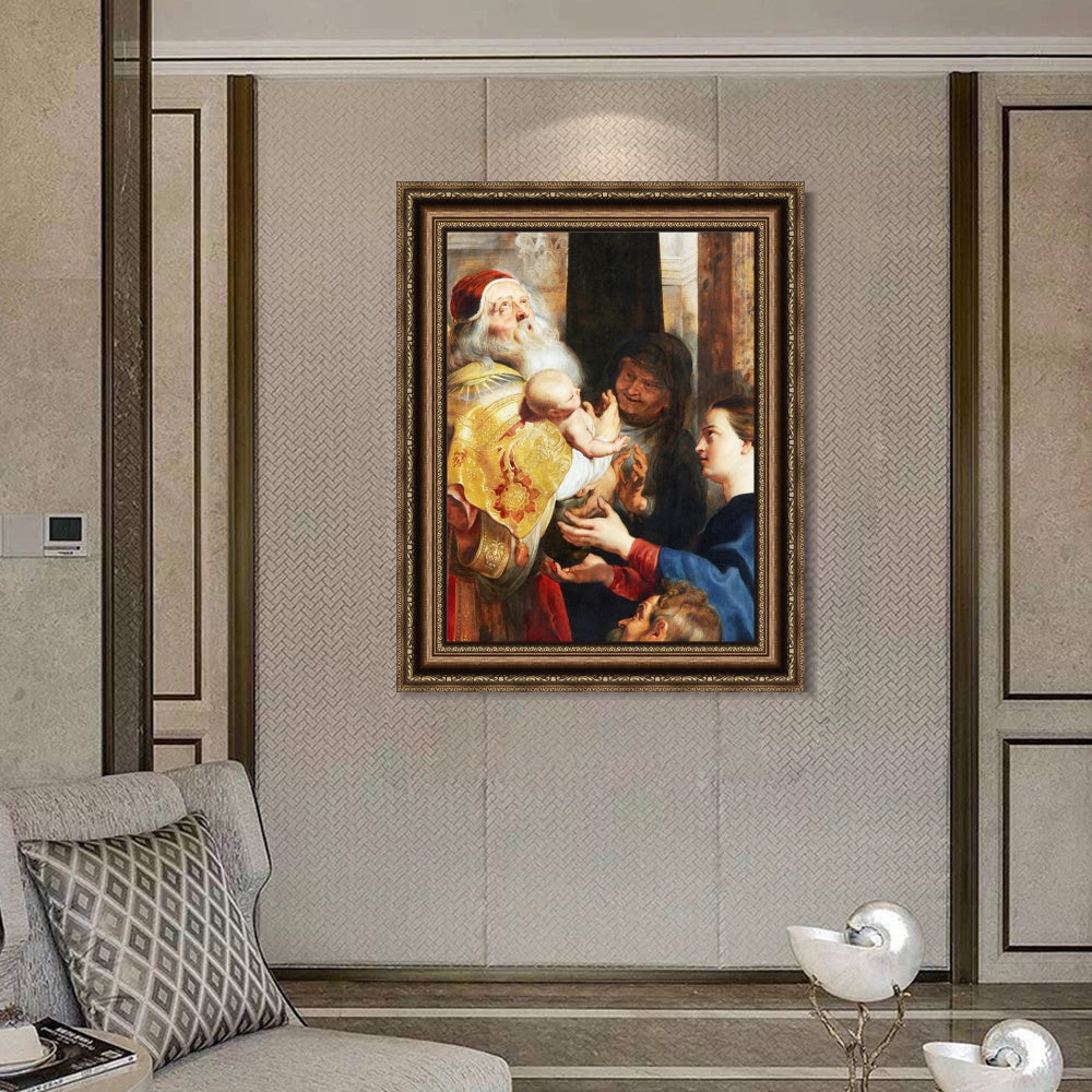INVIN ART Framed Canvas Art Giclee Print Series#018 by Peter Paul Rubens Wall Art