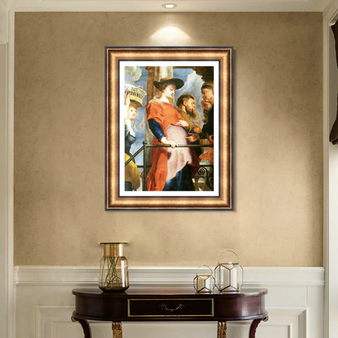 INVIN ART Framed Canvas Art Giclee Print Series#019 by Peter Paul Rubens Wall Art Living Room Home Office Decorations