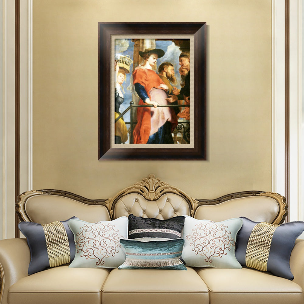 INVIN ART Framed Canvas Art Giclee Print Series#019 by Peter Paul Rubens Wall Art