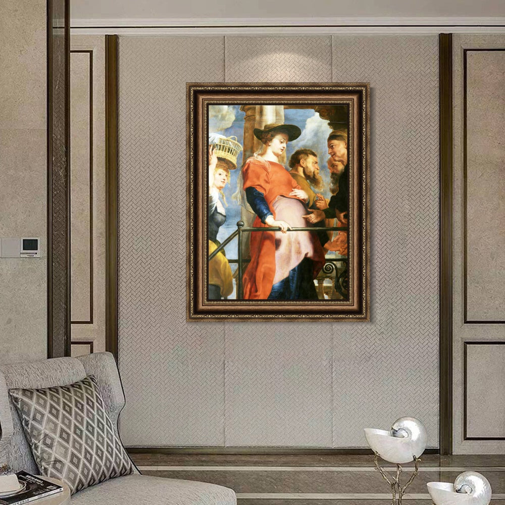 INVIN ART Framed Canvas Art Giclee Print Series#019 by Peter Paul Rubens Wall Art
