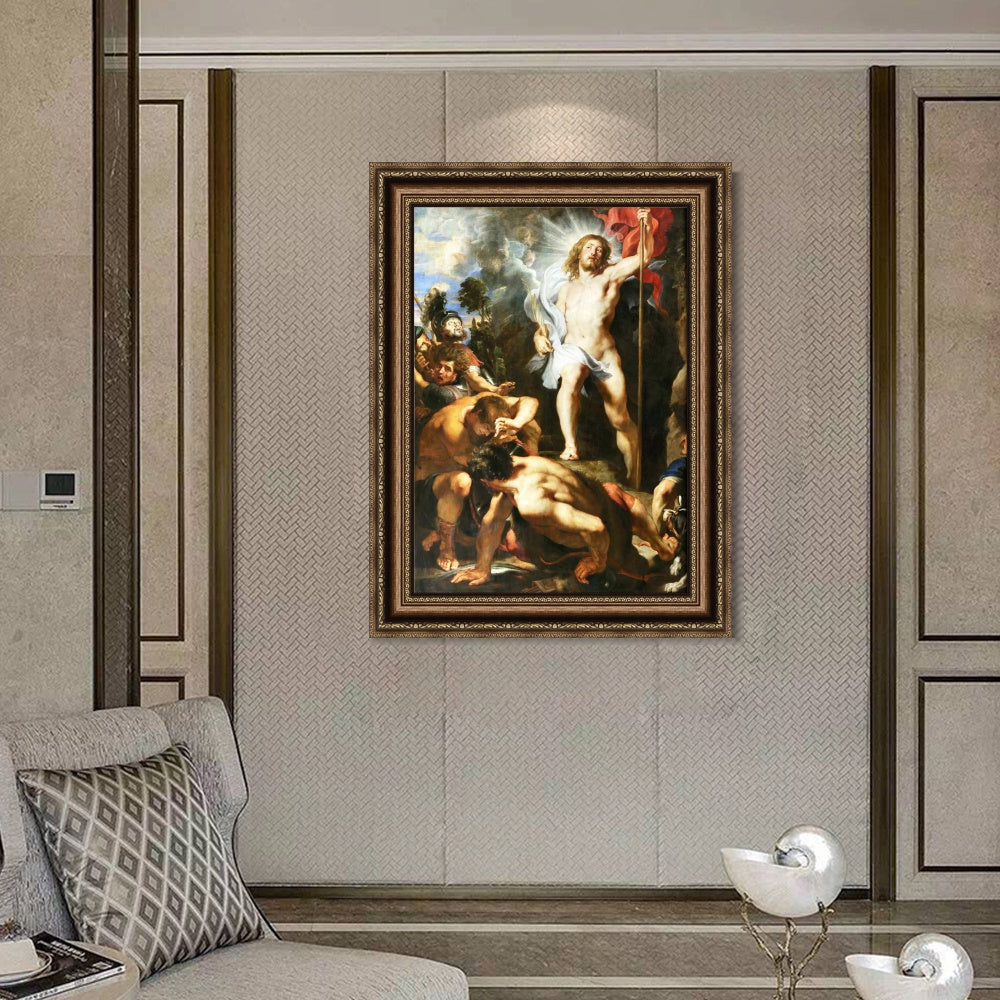 INVIN ART Framed Canvas Art Giclee Print Series#020 by Peter Paul Rubens Wall Art