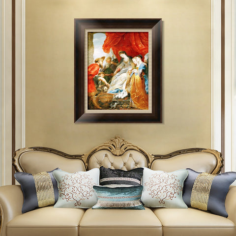INVIN ART Framed Canvas Art Giclee Print Series#021 by Peter Paul Rubens Wall Art Living Room Home Office Decorations