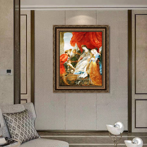 INVIN ART Framed Canvas Art Giclee Print Series#021 by Peter Paul Rubens Wall Art Living Room Home Office Decorations
