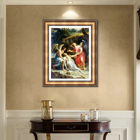 INVIN ART Framed Canvas Art Giclee Print Series#023 by Peter Paul Rubens Wall Art Living Room Home Office Decorations