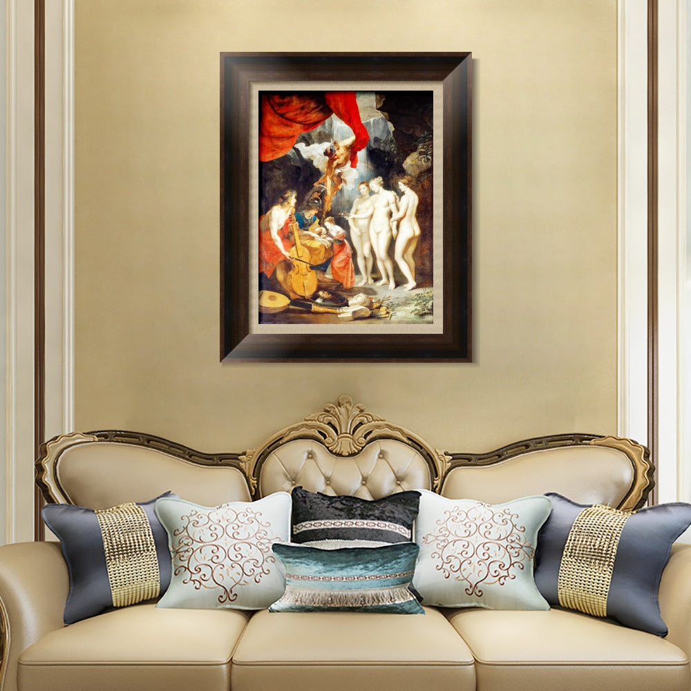 INVIN ART Framed Canvas Art Giclee Print Series#024 by Peter Paul Rubens Wall Art