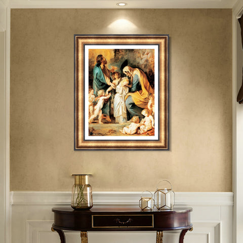 INVIN ART Framed Canvas Art Giclee Print Series#025 by Peter Paul Rubens Wall Art Living Room Home Office Decorations