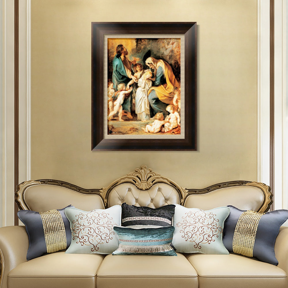 INVIN ART Framed Canvas Art Giclee Print Series#025 by Peter Paul Rubens Wall Art
