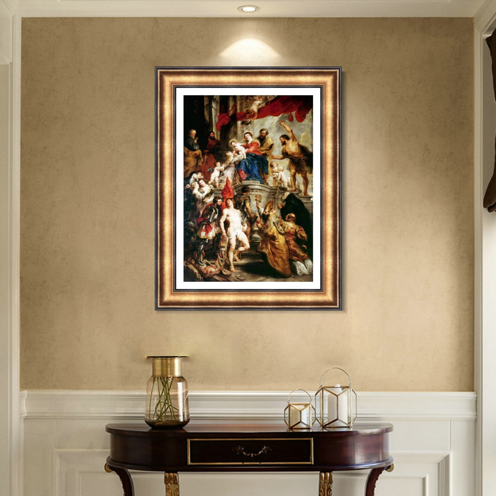 INVIN ART Framed Canvas Art Giclee Print Series#026 by Peter Paul Rubens Wall Art