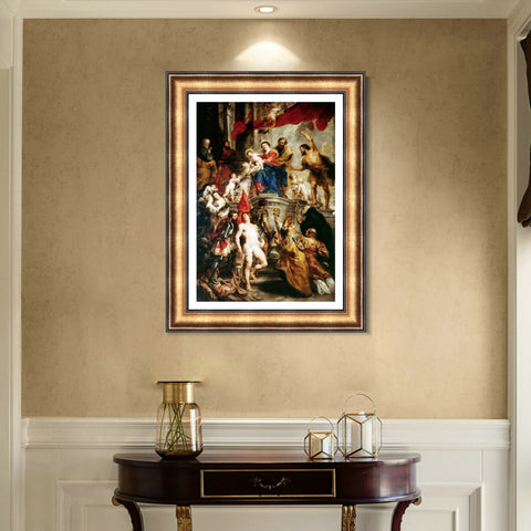 INVIN ART Framed Canvas Art Giclee Print Series#026 by Peter Paul Rubens Wall Art Living Room Home Office Decorations