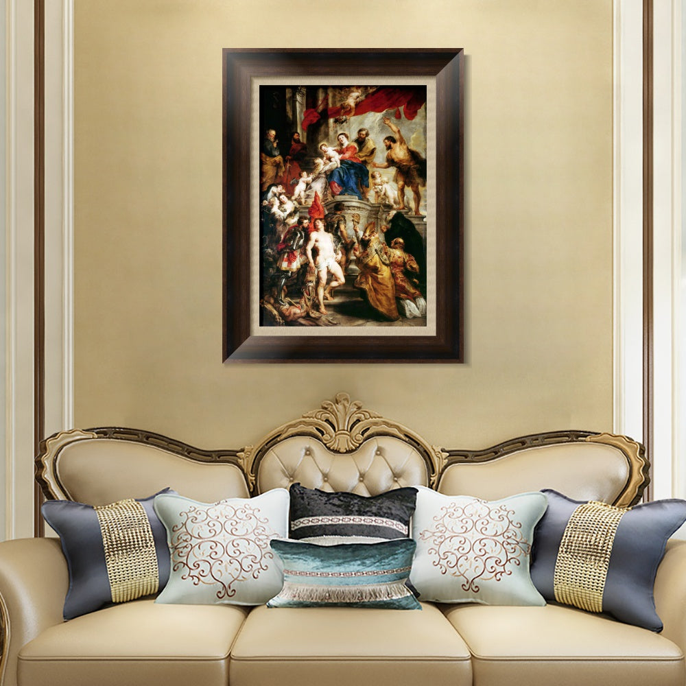 INVIN ART Framed Canvas Art Giclee Print Series#026 by Peter Paul Rubens Wall Art