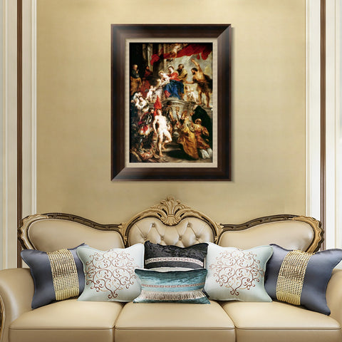 INVIN ART Framed Canvas Art Giclee Print Series#026 by Peter Paul Rubens Wall Art Living Room Home Office Decorations