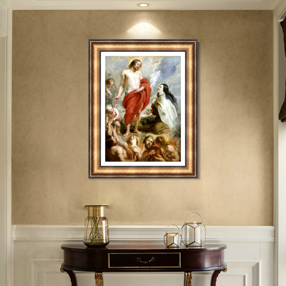 INVIN ART Framed Canvas Art Giclee Print Series#027 by Peter Paul Rubens Wall Art