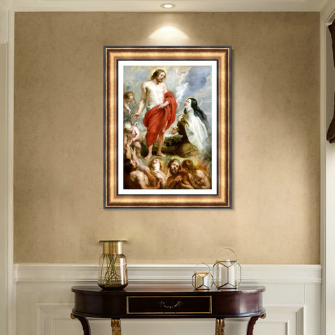 INVIN ART Framed Canvas Art Giclee Print Series#027 by Peter Paul Rubens Wall Art Living Room Home Office Decorations