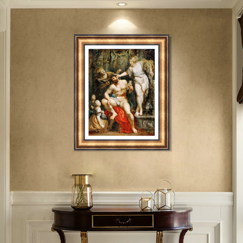 INVIN ART Framed Canvas Art Giclee Print Series#028 by Peter Paul Rubens Wall Art Living Room Home Office Decorations