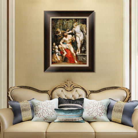 INVIN ART Framed Canvas Art Giclee Print Series#028 by Peter Paul Rubens Wall Art Living Room Home Office Decorations