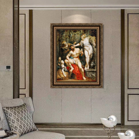 INVIN ART Framed Canvas Art Giclee Print Series#028 by Peter Paul Rubens Wall Art Living Room Home Office Decorations