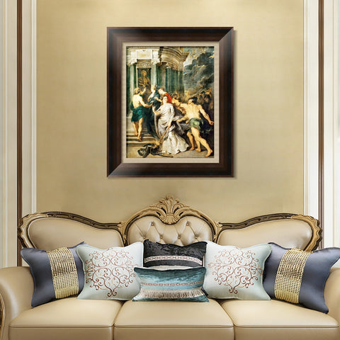 INVIN ART Framed Canvas Art Giclee Print Series#029 by Peter Paul Rubens Wall Art Living Room Home Office Decorations