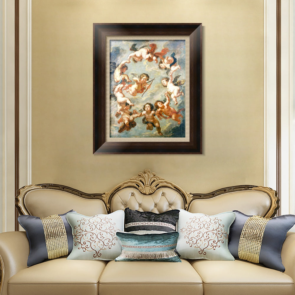 INVIN ART Framed Canvas Art Giclee Print Series#030 by Peter Paul Rubens Wall Art