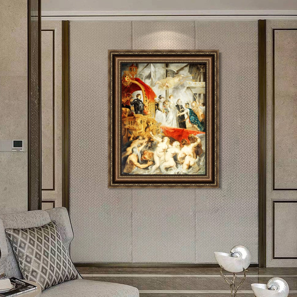 INVIN ART Framed Canvas Art Giclee Print Series#032 by Peter Paul Rubens Wall Art