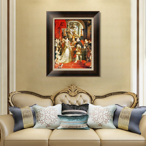 INVIN ART Framed Canvas Art Giclee Print Series#033 by Peter Paul Rubens Wall Art Living Room Home Office Decorations