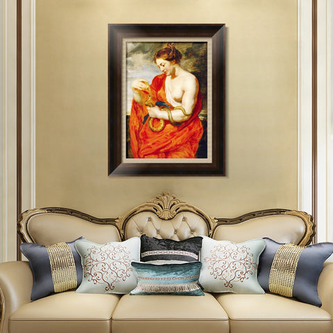 INVIN ART Framed Canvas Art Giclee Print Series#035 by Peter Paul Rubens Wall Art Living Room Home Office Decorations