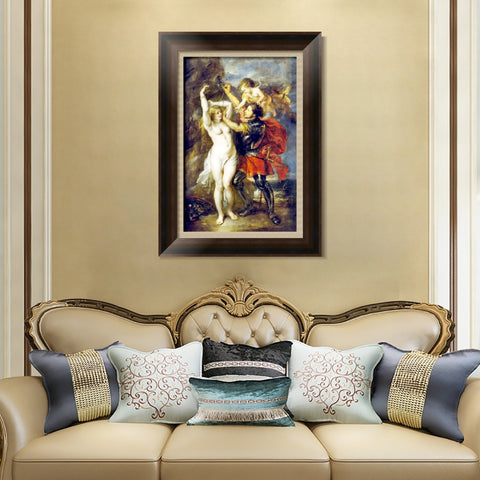 INVIN ART Framed Canvas Art Giclee Print Series#036 by Peter Paul Rubens Wall Art Living Room Home Office Decorations