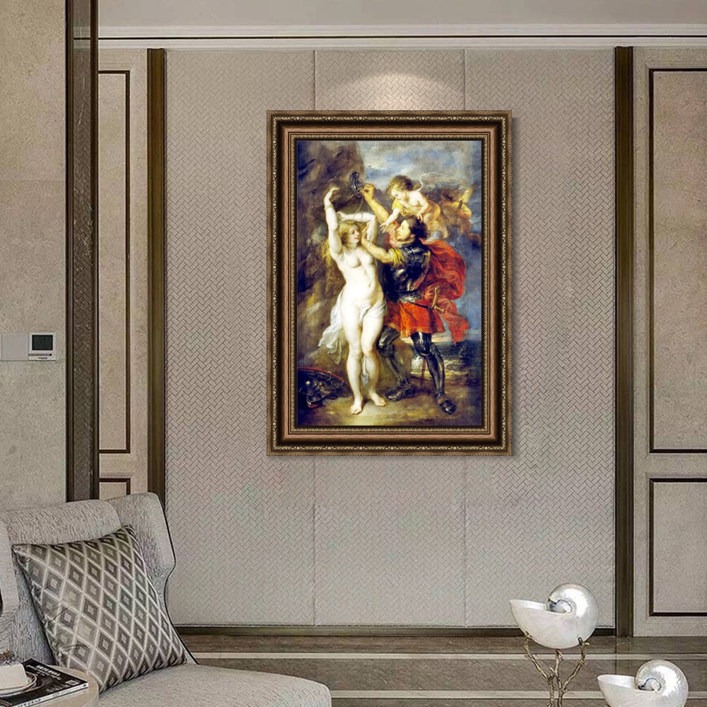 INVIN ART Framed Canvas Art Giclee Print Series#036 by Peter Paul Rubens Wall Art