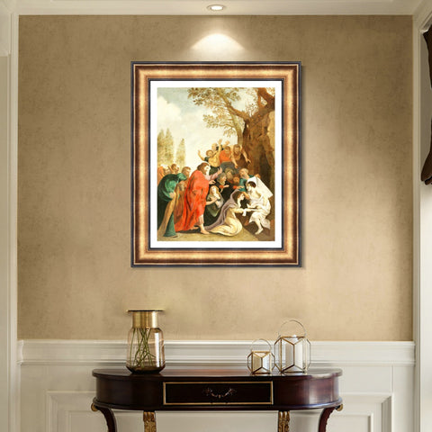 INVIN ART Framed Canvas Art Giclee Print Series#037 by Peter Paul Rubens Wall Art Living Room Home Office Decorations