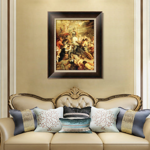 INVIN ART Framed Canvas Art Giclee Print Series#038 by Peter Paul Rubens Wall Art Living Room Home Office Decorations