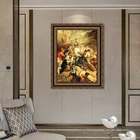 INVIN ART Framed Canvas Art Giclee Print Series#038 by Peter Paul Rubens Wall Art Living Room Home Office Decorations