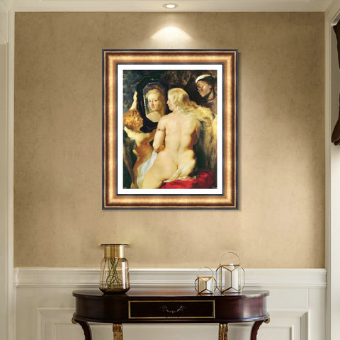 INVIN ART Framed Canvas Art Giclee Print Series#039 by Peter Paul Rubens Wall Art Living Room Home Office Decorations